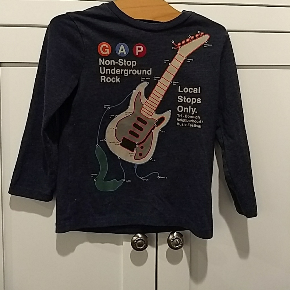 Boys Gap Long sleeve shirt with 🎸